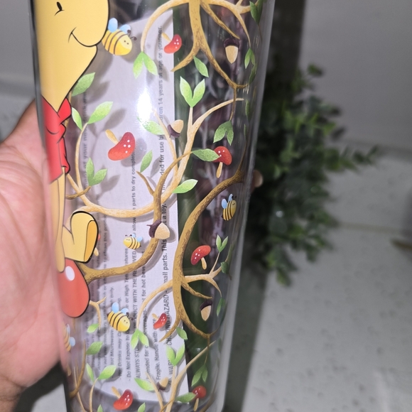 Winnie the Pooh Red Tumbler with Straw - Picture 3 of 10
